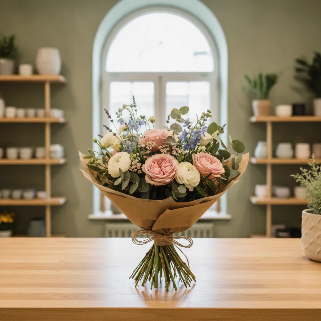 Interior cald și atent amenajat de Atelier Floral Petale & Har
